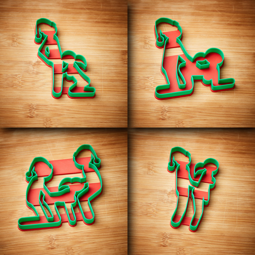 Sex Position Naughty Christmas 4 Cookie Cutter Kit